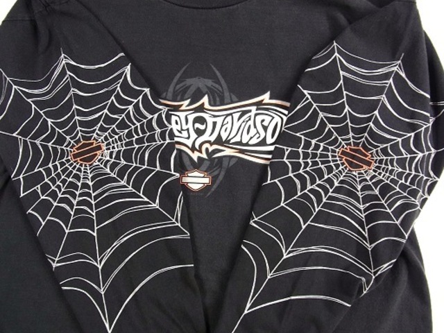 スパイダーウェブ ヴィンテージTシャツ 蜘蛛の巣