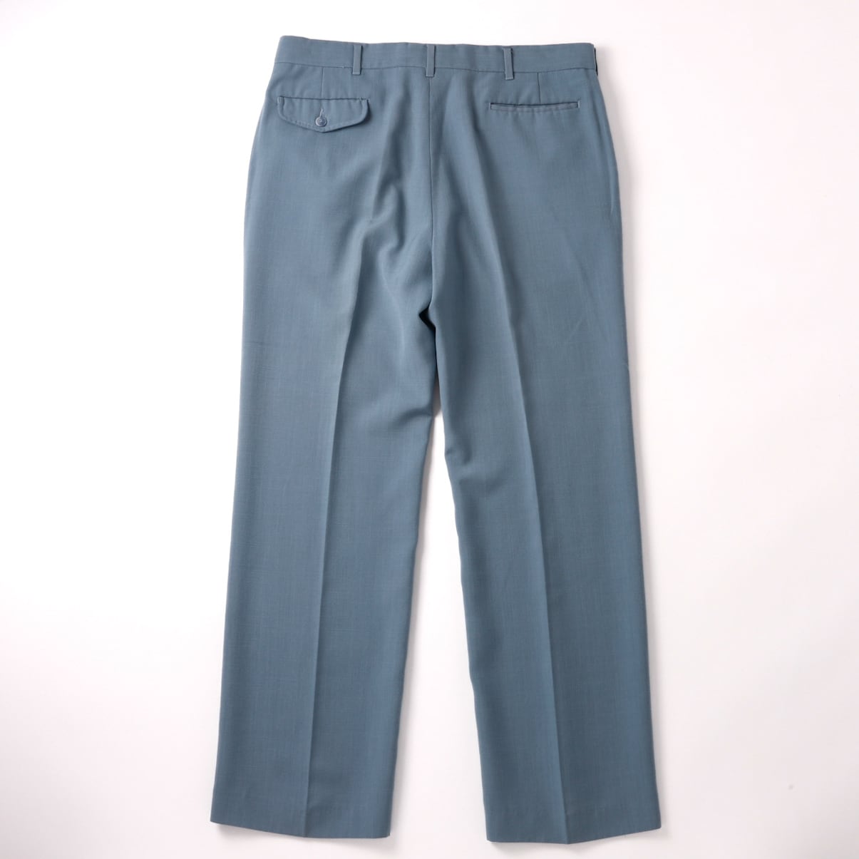 極美品】70s special vintage wool slacks pants W36 blue 