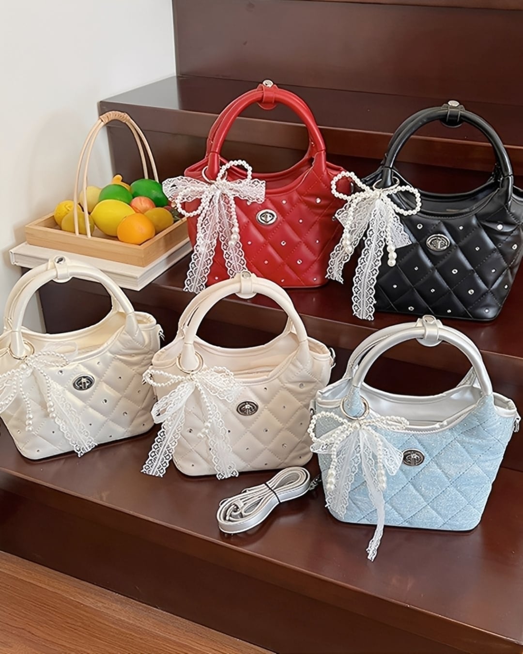 オールマッチリボンバケットバッグ(5 colors) 2508038