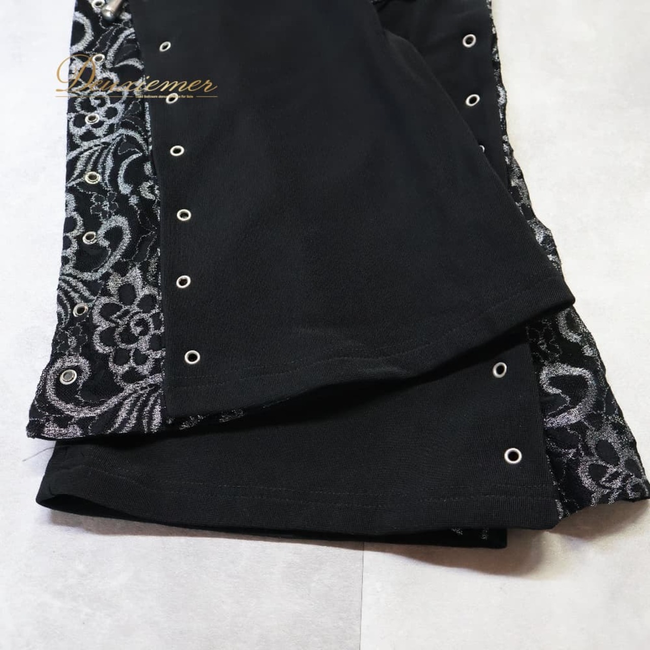 社交ダンス 衣装 ICHIOKU イチオク ボトムス レッスンウェア ブラック系 シンプル レース 黒 紐 かわいい 練習 レッスン ズボン パンツ 伸縮 ストレッチ ダンス衣装 イベント ステージ パーティー レディース おしゃれ