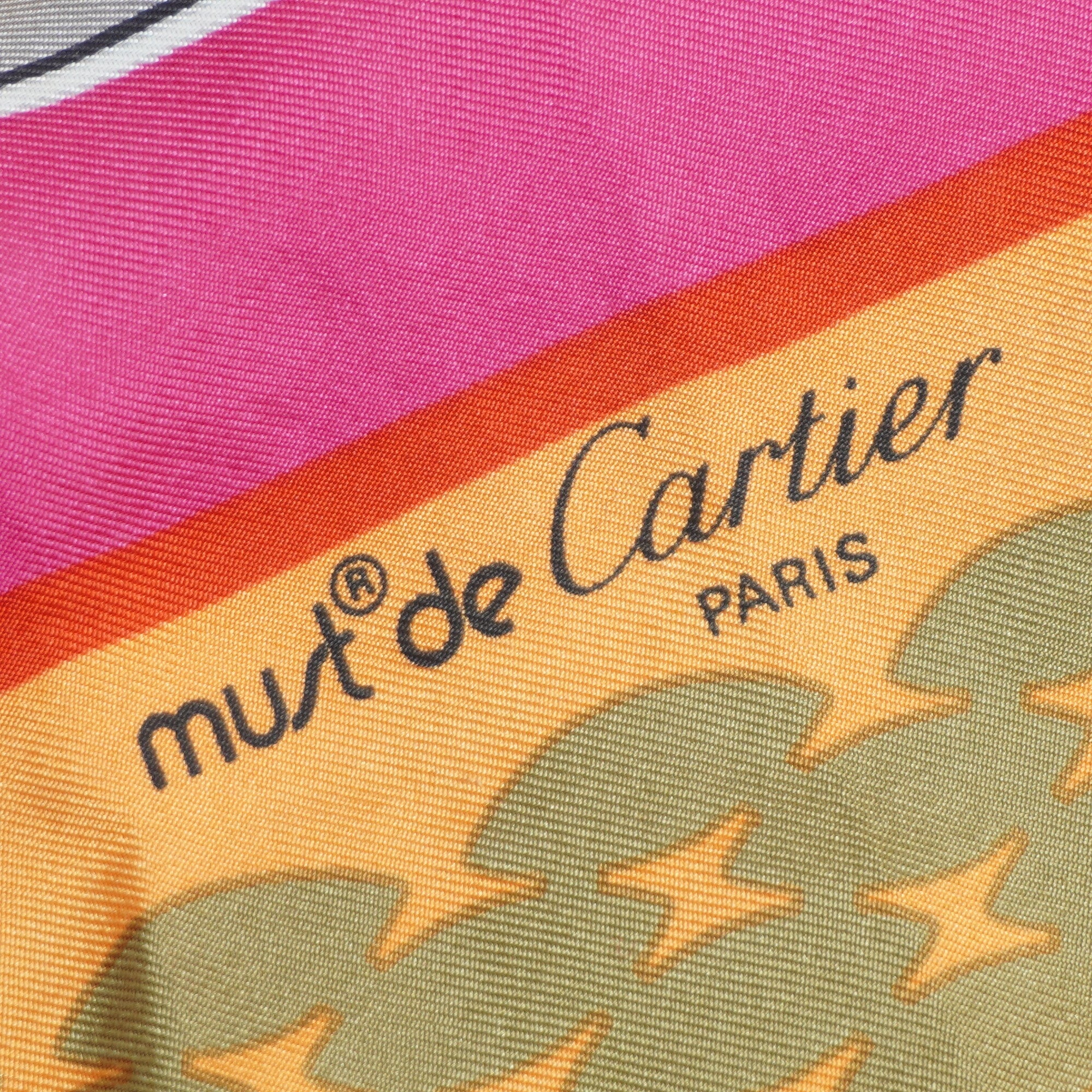 Cartier】カルティエ vintage シルクスカーフ | ブランド古着屋 Jesus
