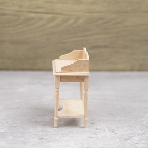 020-30051　ミニチュア家具　cabinet&shelf　レッスンテーブル