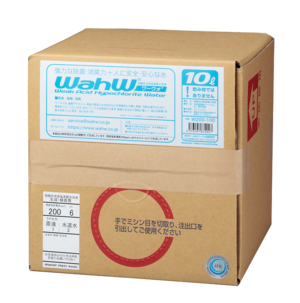 弱酸性次亜塩素酸水溶液  WahW 10ℓ　　　　　テナー容器入り 　　　W200-100