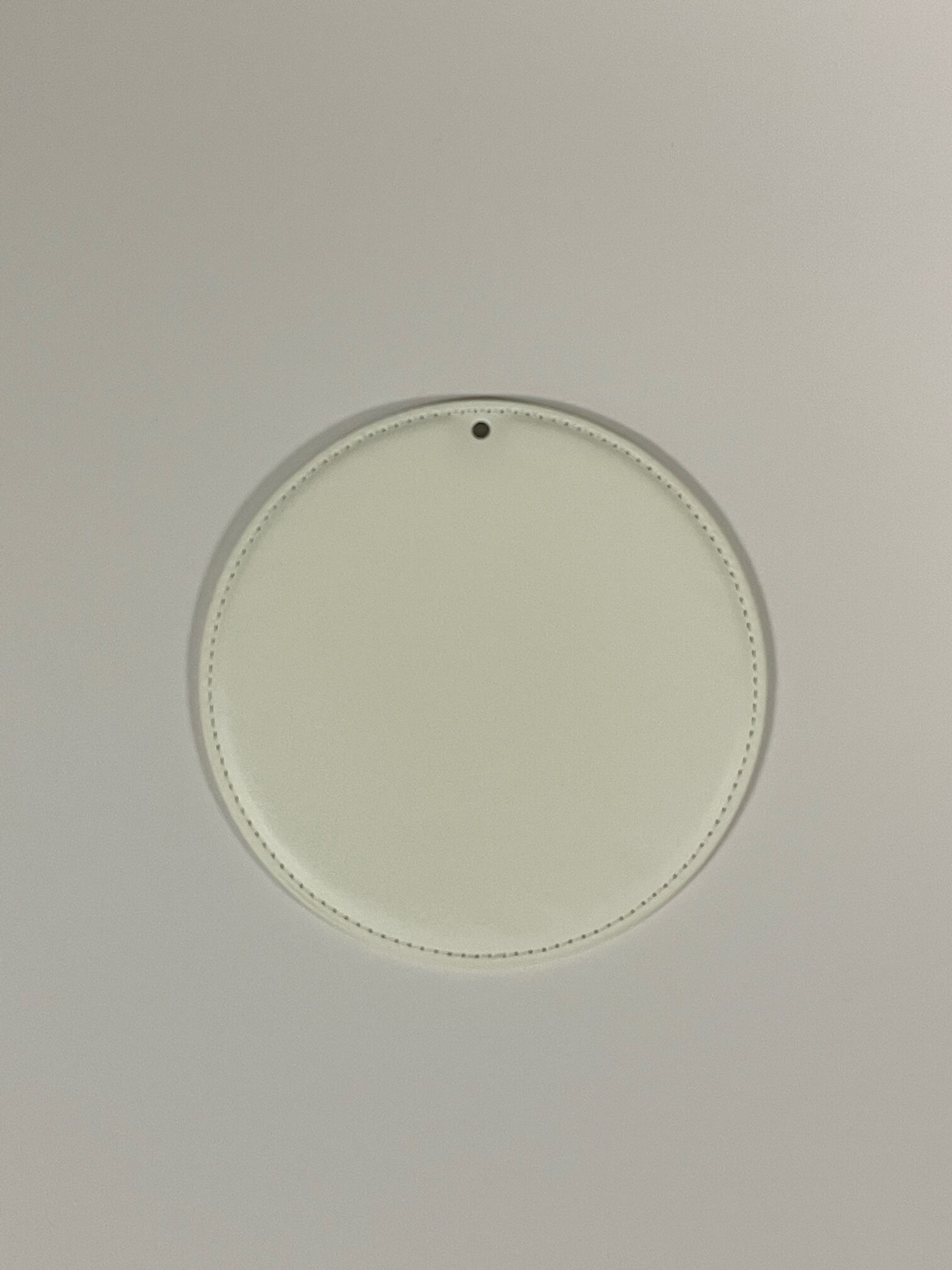 パスケース 丸型 UVプリント用無地 両面印刷対応 10個セット