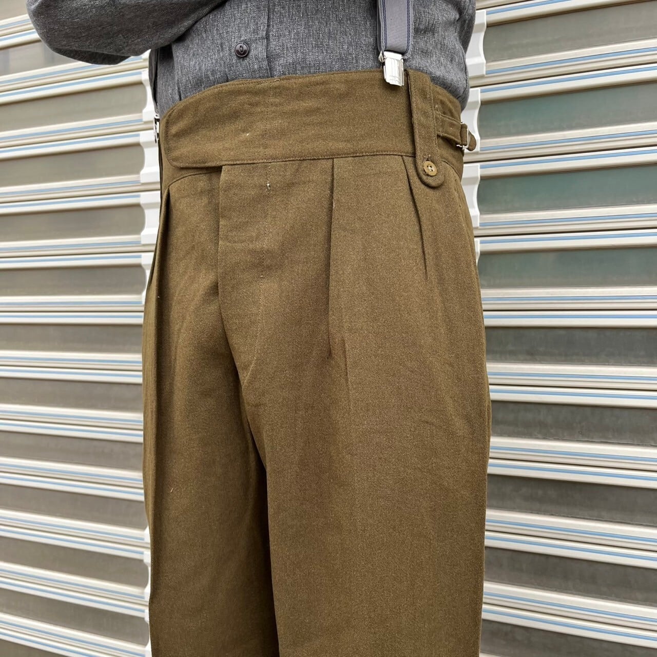 60s イギリス軍 ドレスパンツ No.2 スラックス トラウザーズ 60s イギリス軍 ドレスパンツ No.2 スラックス トラウザーズ