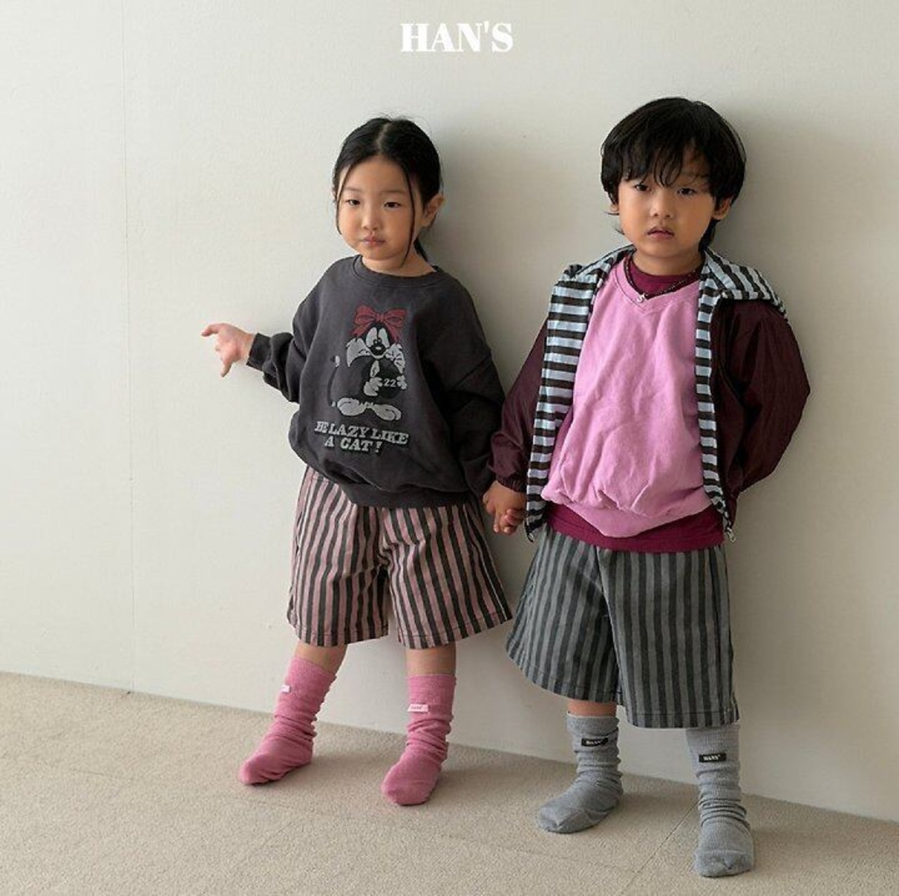 韓国子供服 / 26Autumn / 〖取寄〗Hans / リバーシブルジャンパー / キッズ服 / ジュニア服 *XS~JM*