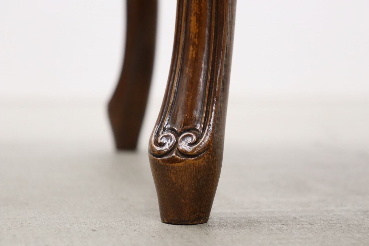 沼津店】ヴィンテージ クラシカル オーバル センターテーブル サイド