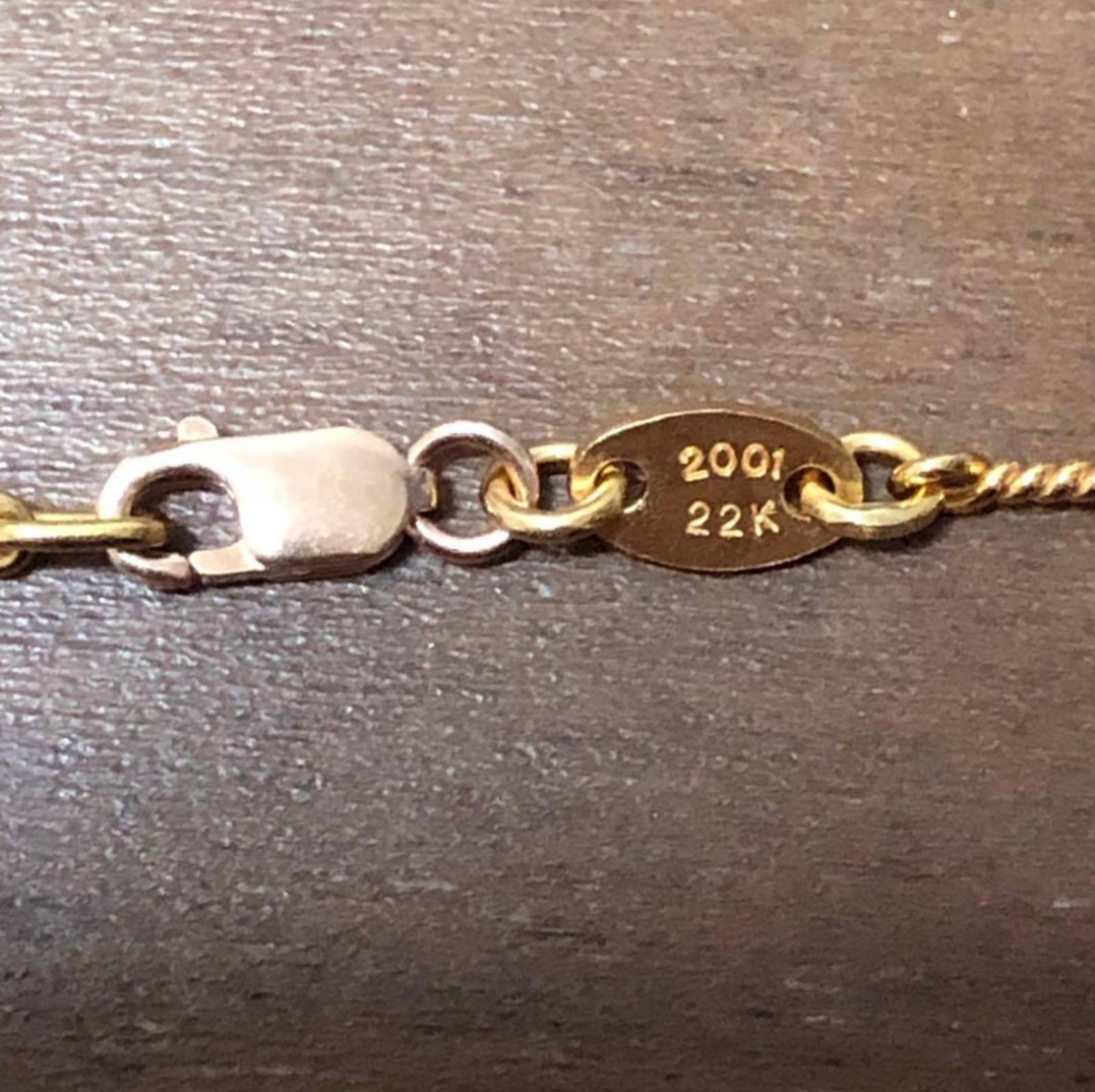 CHROME HEARTS クロムハーツ ツイストチェーン 22k 18inch | chromehearts