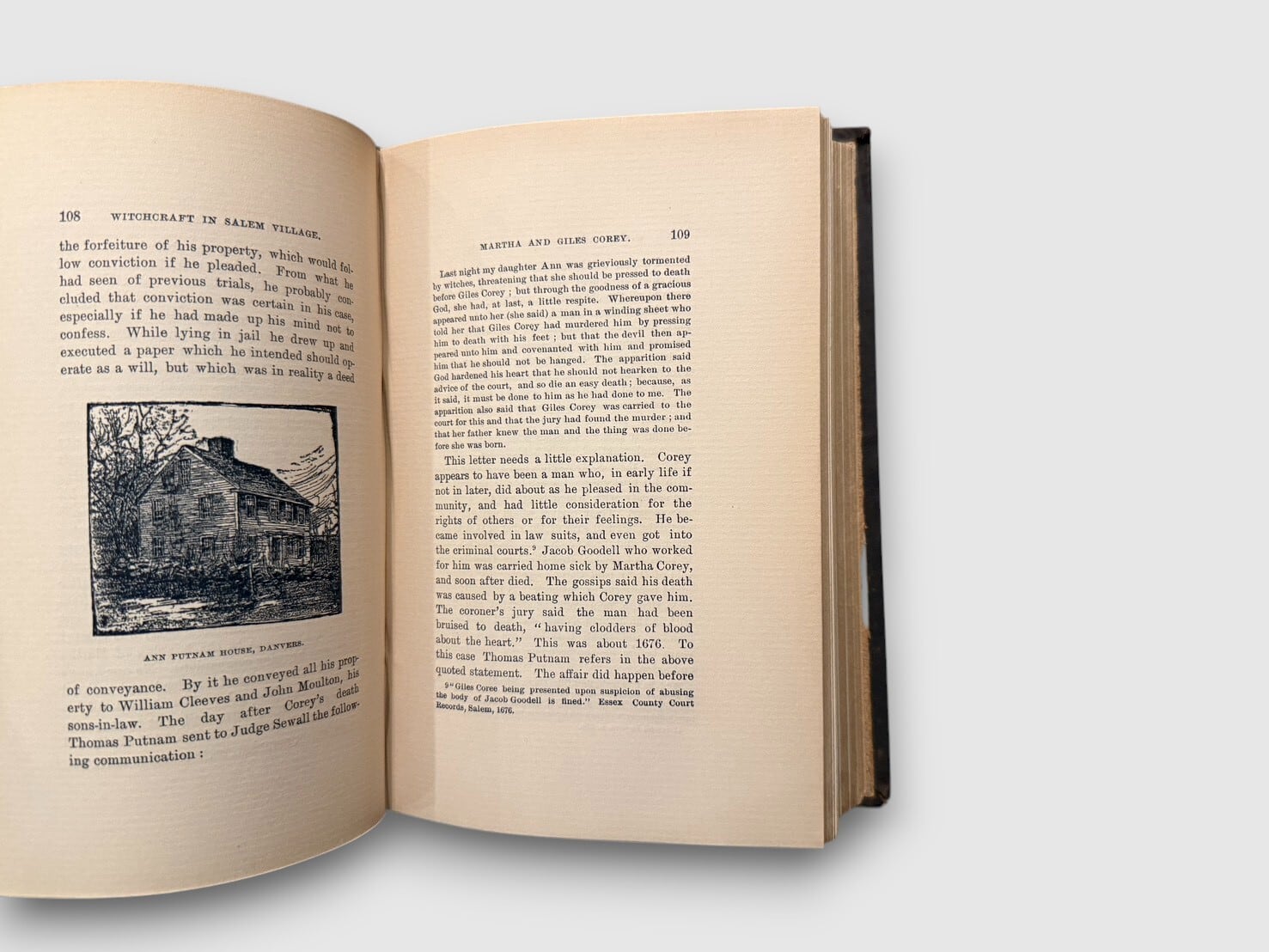 YRO009】【FIRST EDITION】Witchcraft in Salem Village in 1692(1892