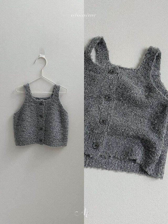 予約⌇atomeme / Ecru knit vest