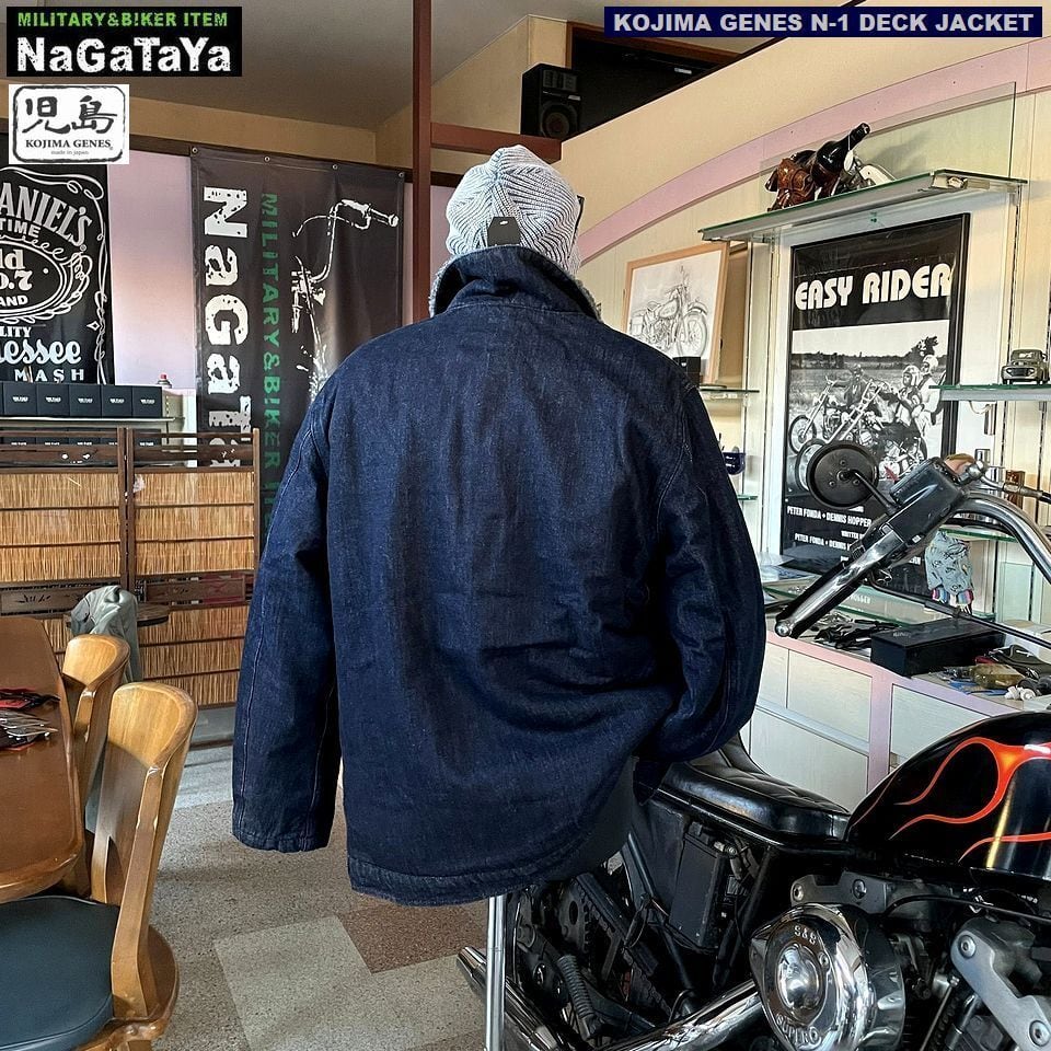 児島ジーンズ KOJIMA GENES N-1 デッキジャケット 内側ボア仕様 KGR3