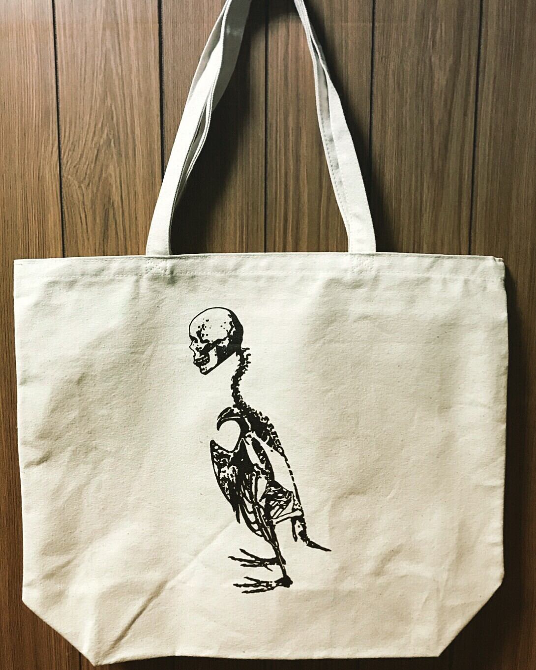 トートバッグ/レコードも入る骨バッグ | うつせみ標本屋