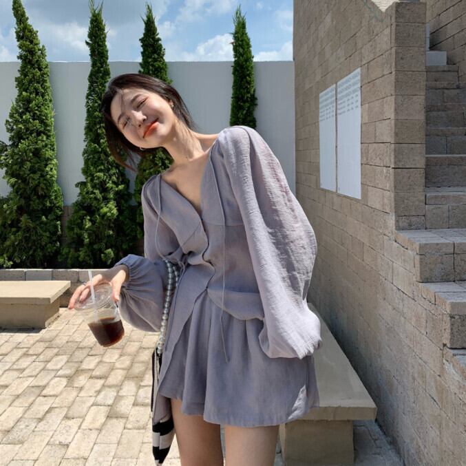 スタイルスタンダードサマーオータムシャツ ワイドレッグショーツ レトロ 夏物 秋物 ブルマー ワイドパンツ モンロー28372152187