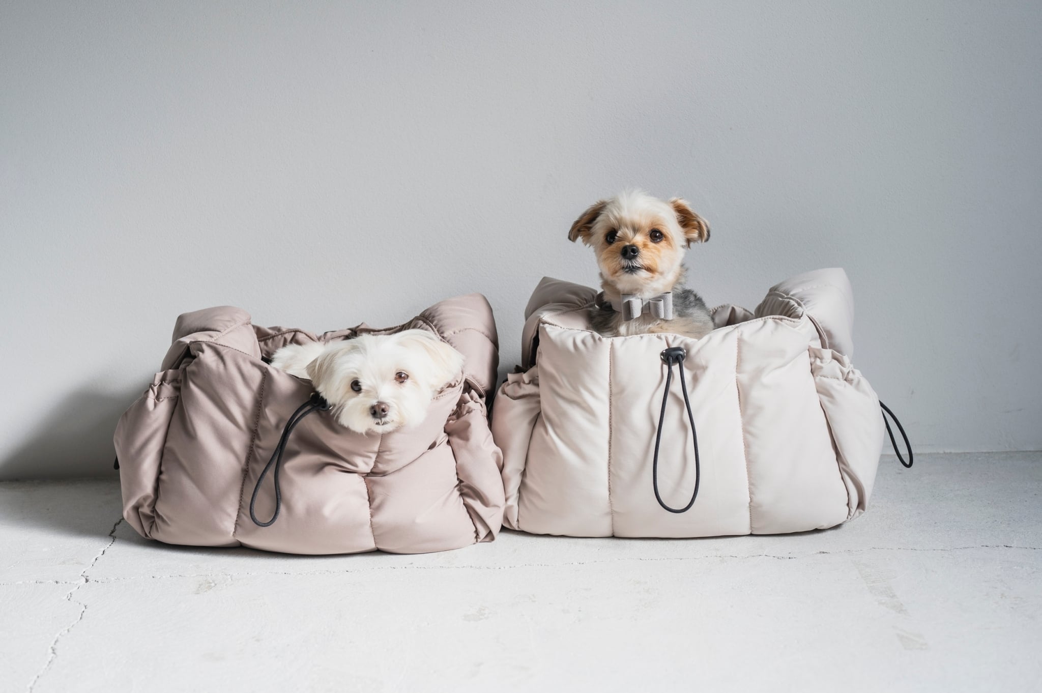 FuFu フワモコスリングキャリー クリーム ー ペットキャリーバッグ