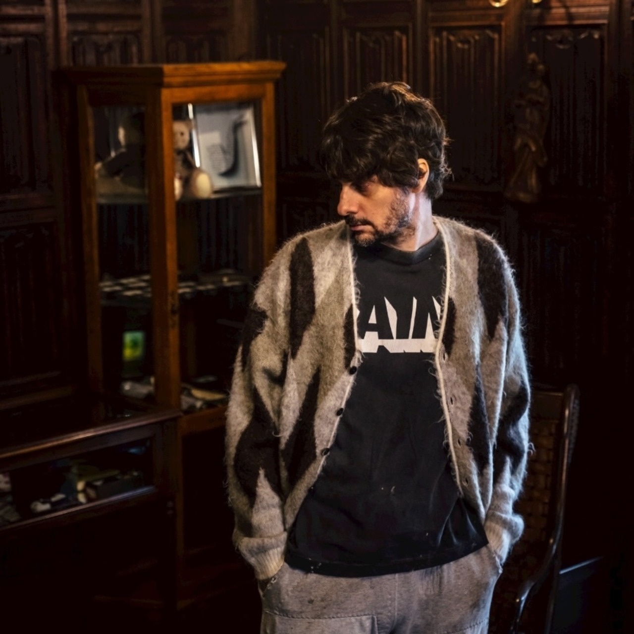 【SAINT Mxxxxxx】A-STMICHAM25069SM-HR1-0000-074/KNIT CARDIGAN/ARGYLE/MULTI - 3