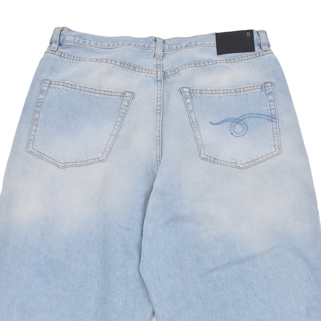 R13】DAMON PLEATED WIDE LEG(BLUE) | AYIN