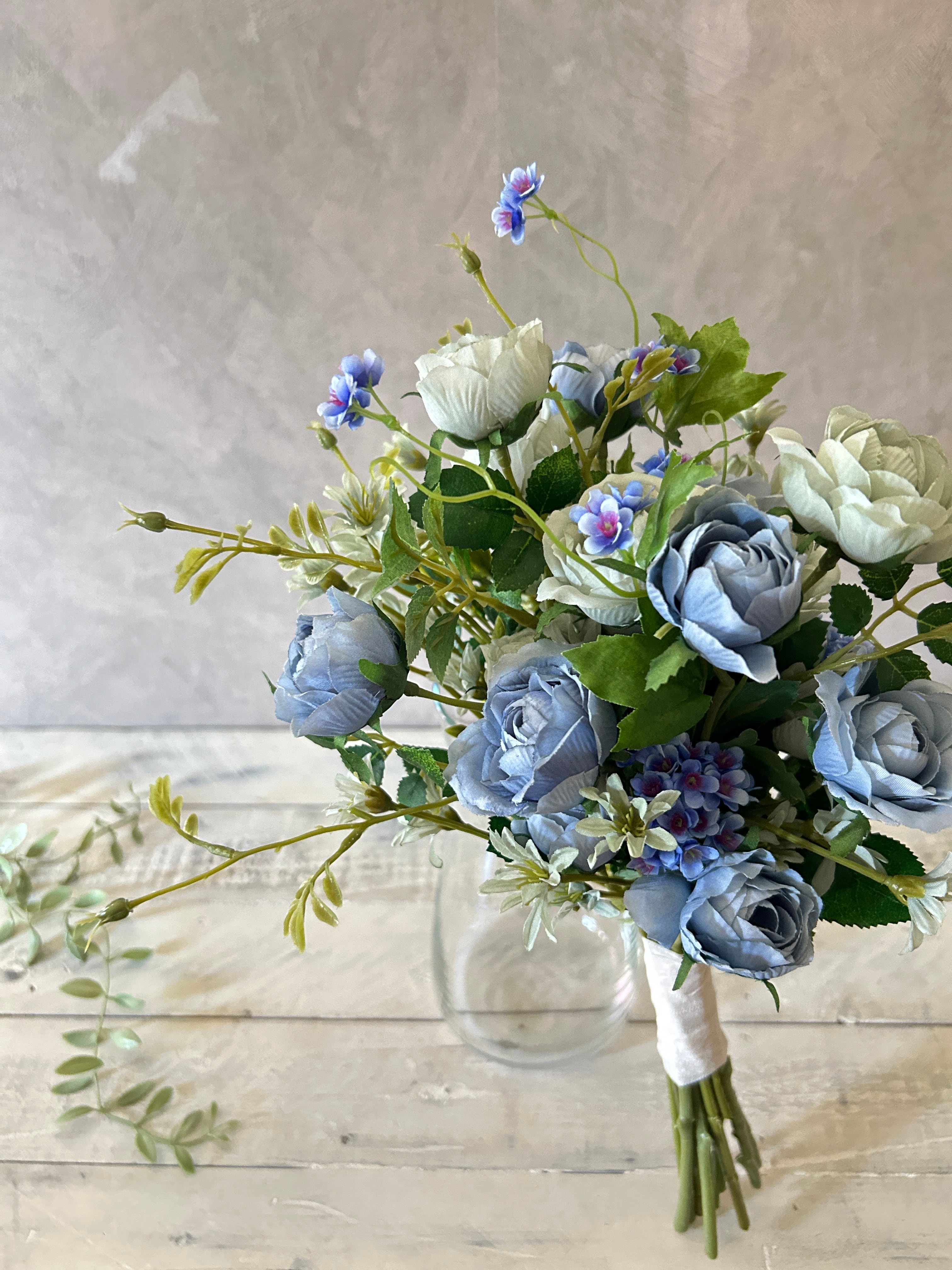 わすれな草の野の花ブーケ/アーティフィシャルフラワー/送料無料