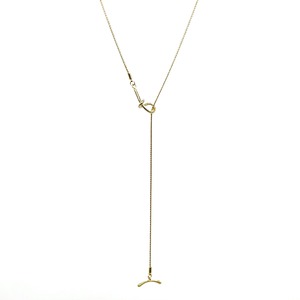 ネックレス：ノット　ラリエットネックレス　IMPRESSION