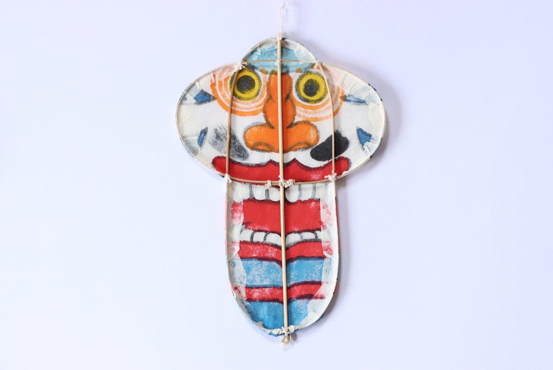 青おに」ミニ 16×23cm 孫次凧 | heritage