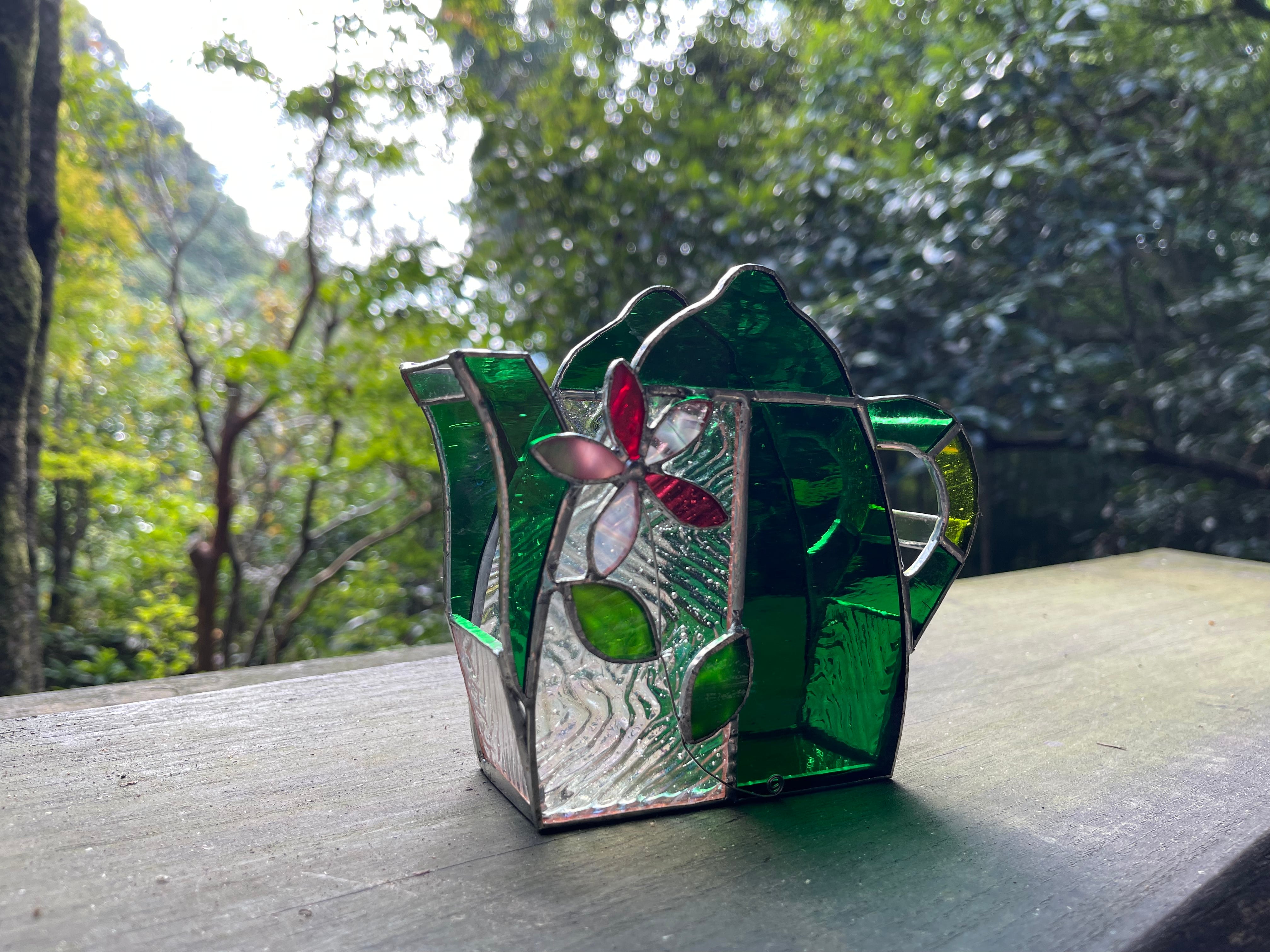 ケーキケース　ステンドグラスオブジェ ケーキケース ステンドグラスオブジェ