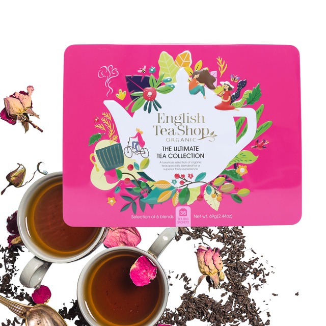 【有機紅茶&ハーブティー】ENGLISH TEA SHOP アルティメイトティーコレクション ギフト缶