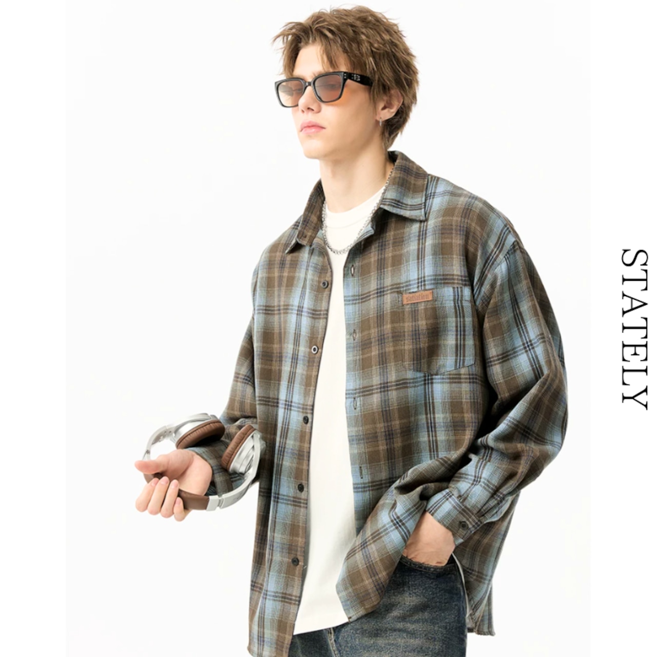 Vintage Check ネルシャツ_T22・画像5