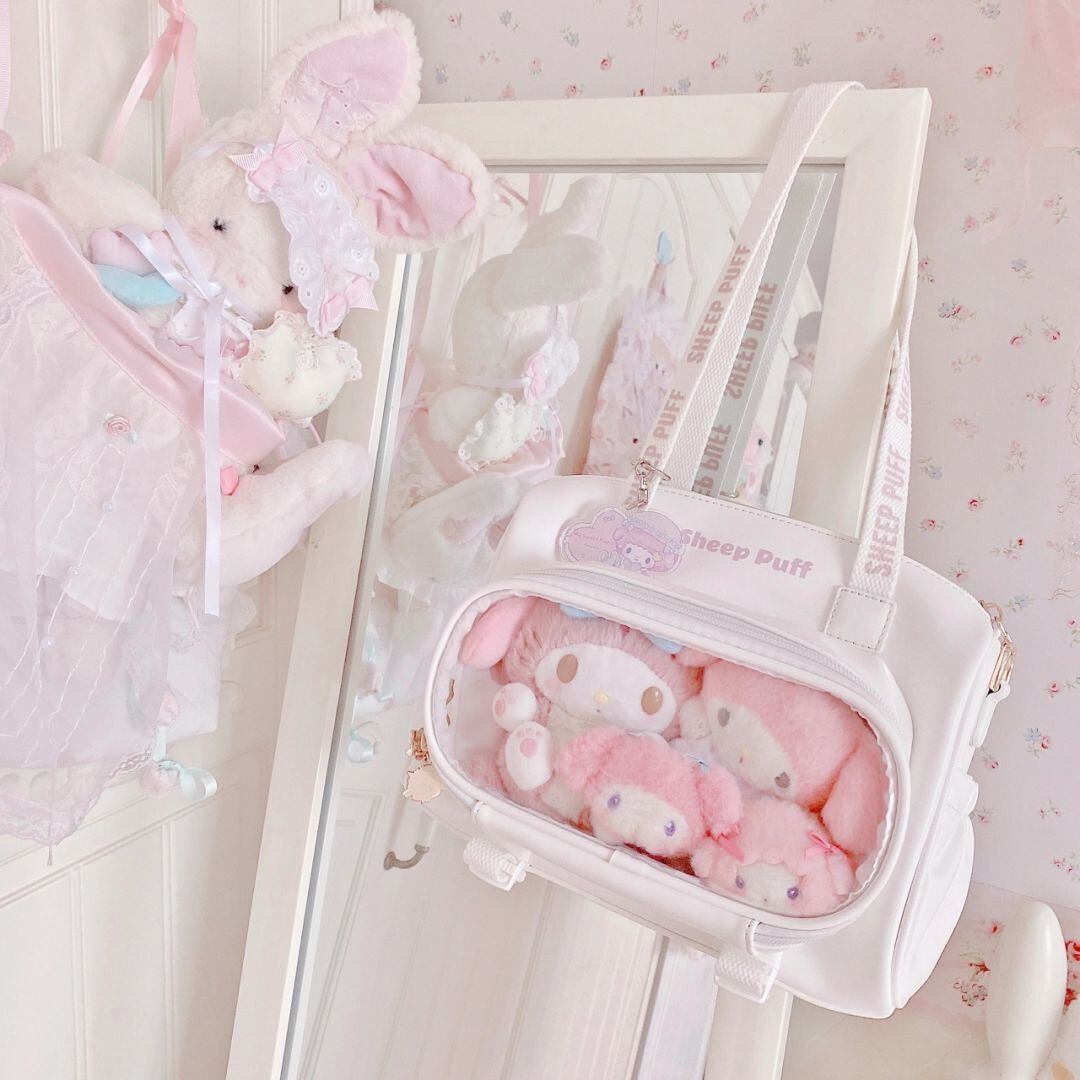 122 レディース ロリータ 可愛い 痛バッグ 痛バ 透明 ショルダーバッグ S R2d3f2 Lachouette