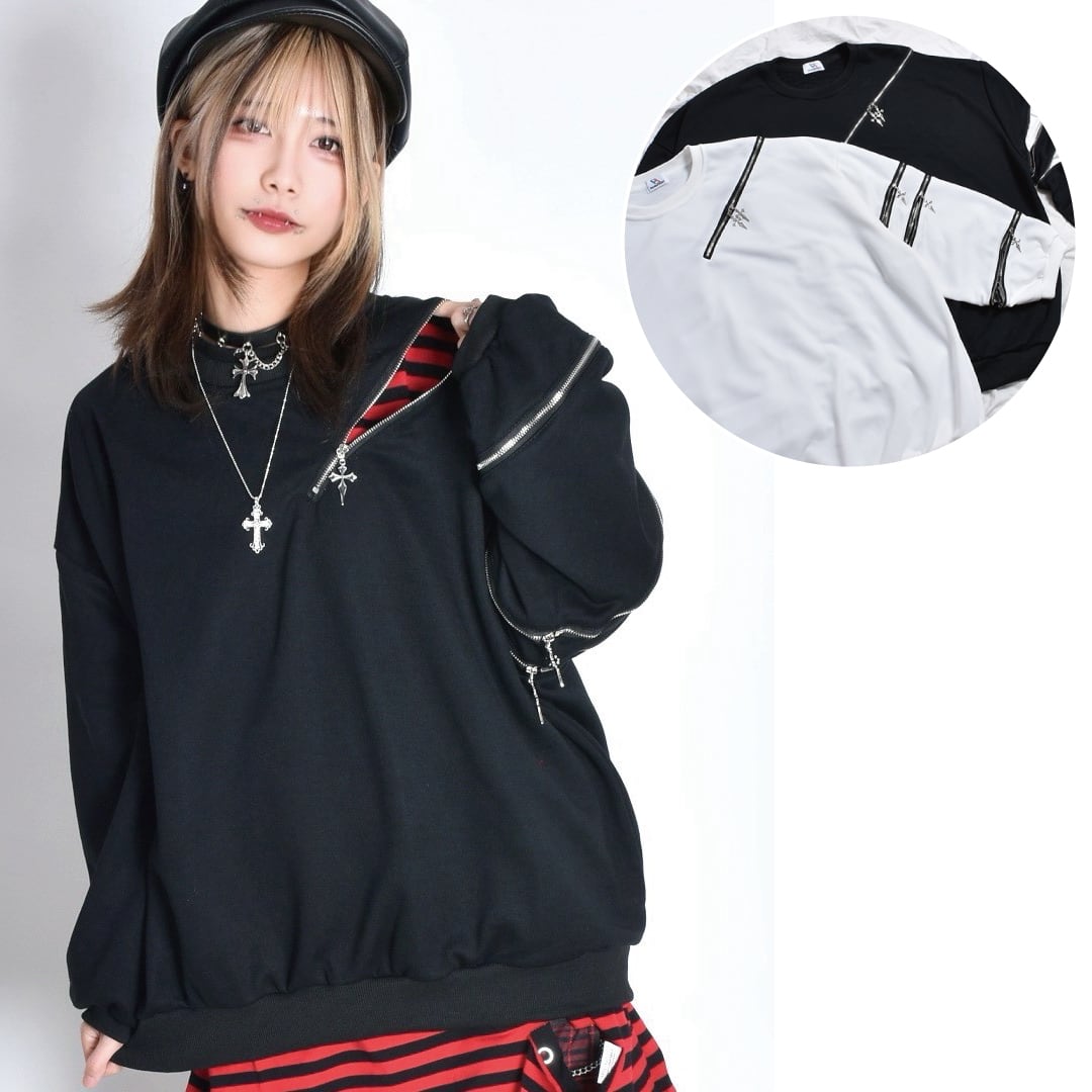 新作】クロス4ZIPスウェット | VOLCAN&APHRODITE