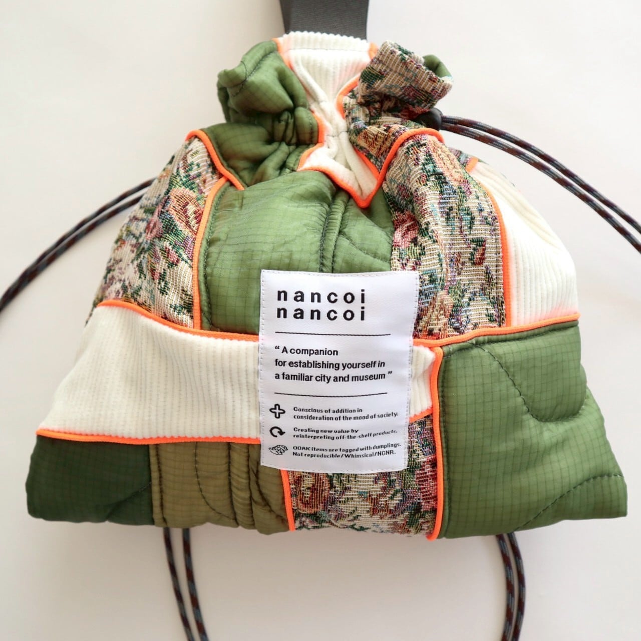 餃子の巾着バッグ 02 | portsidelaboratory STORE