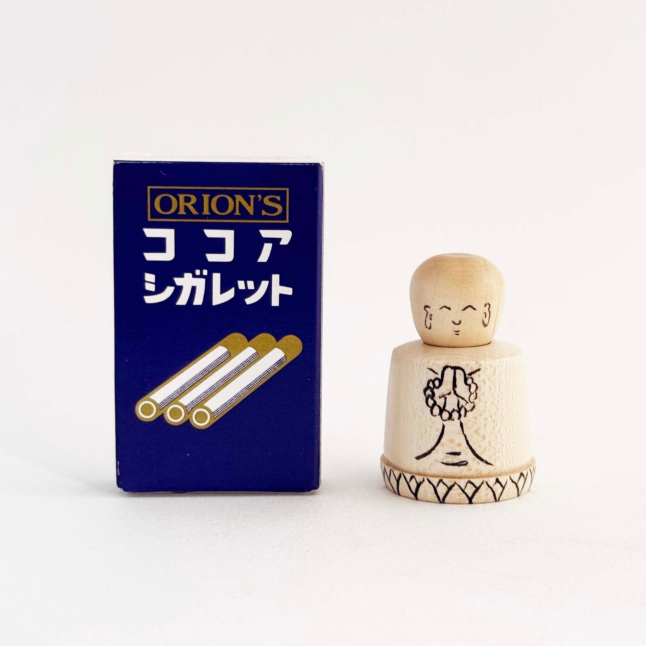 仏像こけし（土湯系 / 西山敏彦工人）