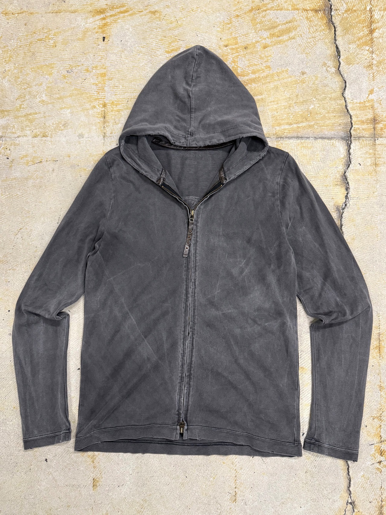 gimmick zip hoodie