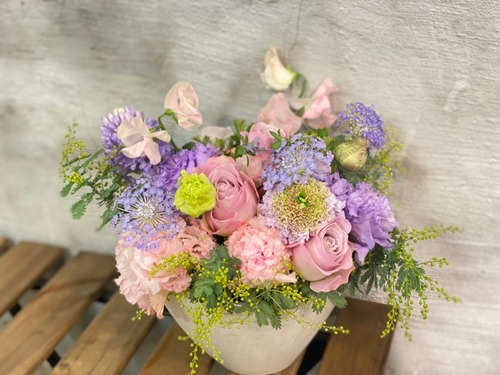 おまかせ　パステル春アレンジメント