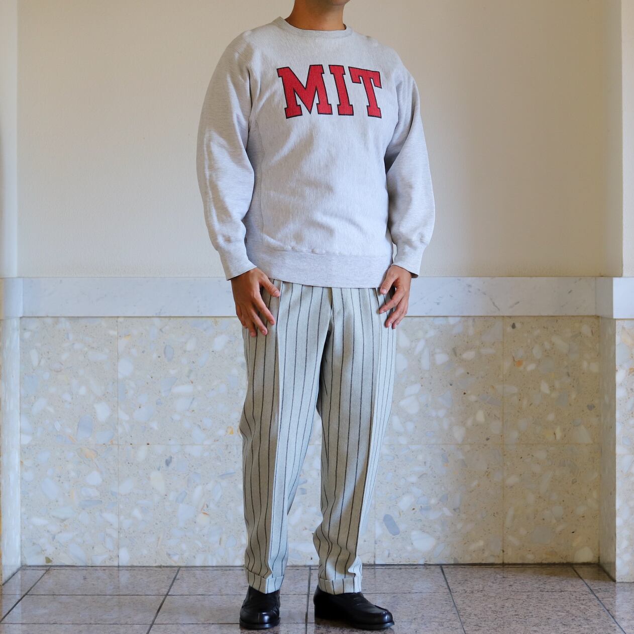 希少】80s champion Reverse Weave sweat shirt MIT made in USA 