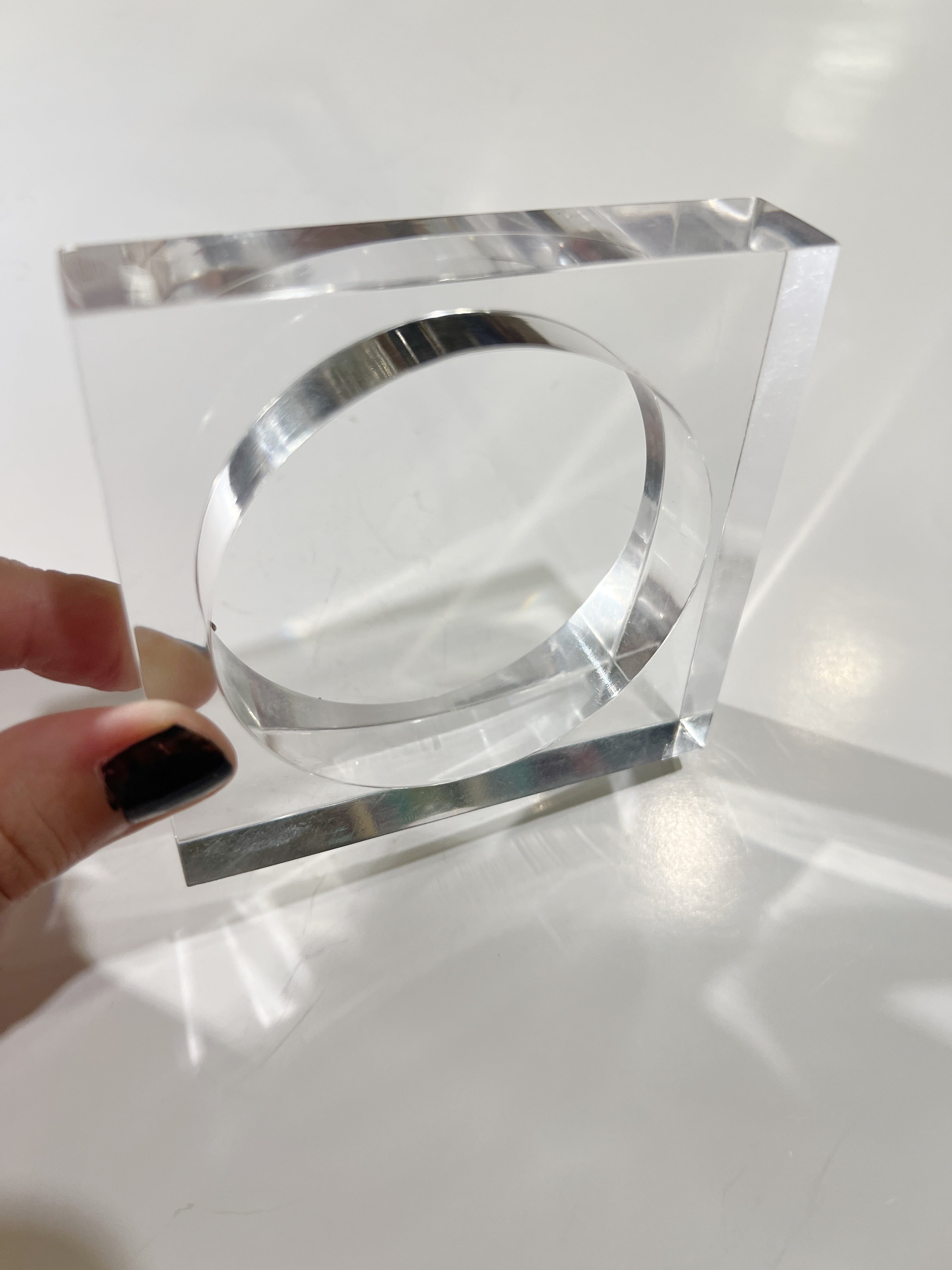 ★Special★Vintage lucite square bangle