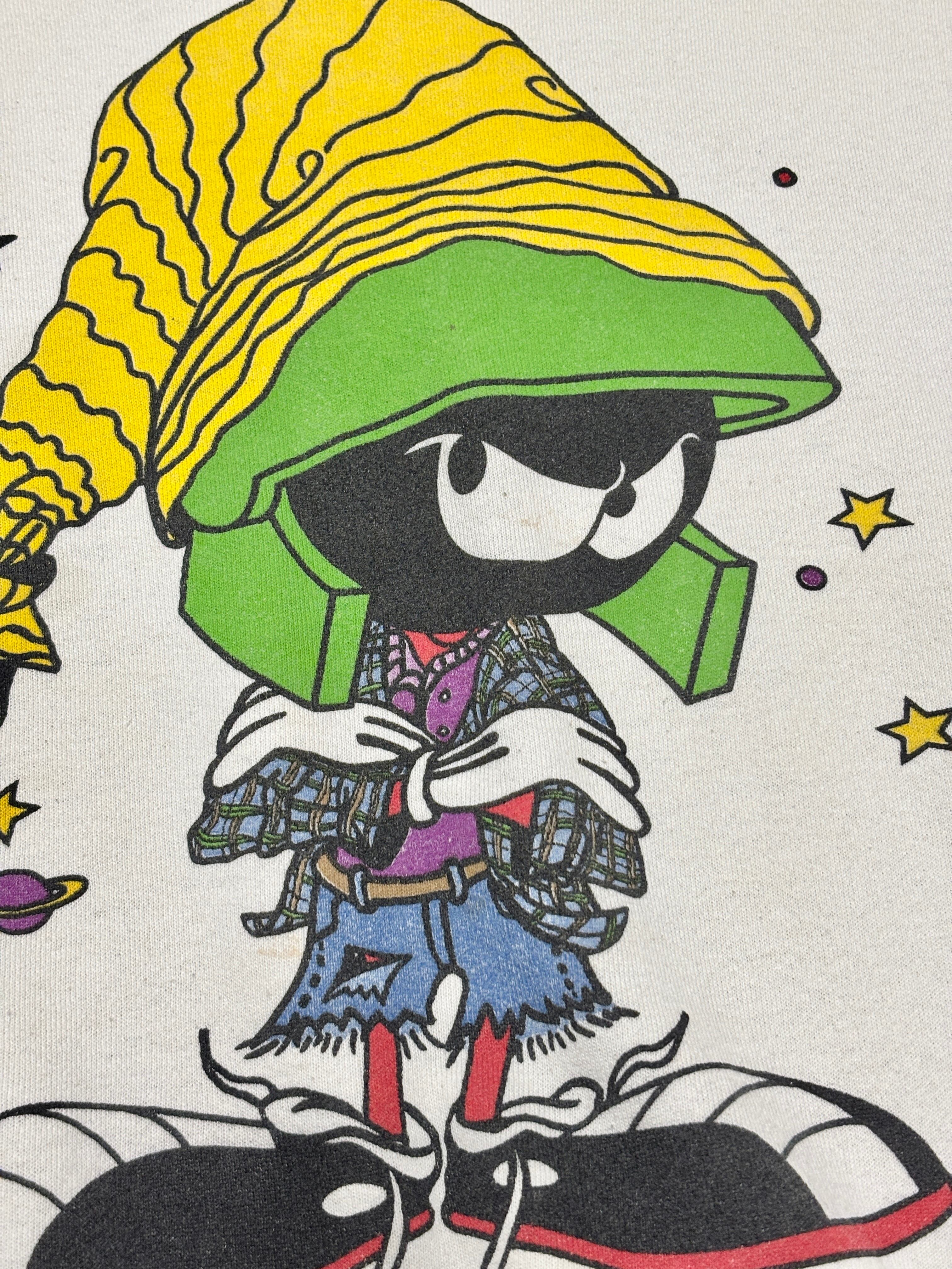 90s WARNER BROS/Marvin the Martian print Sweat/USA製/1993年/XL
