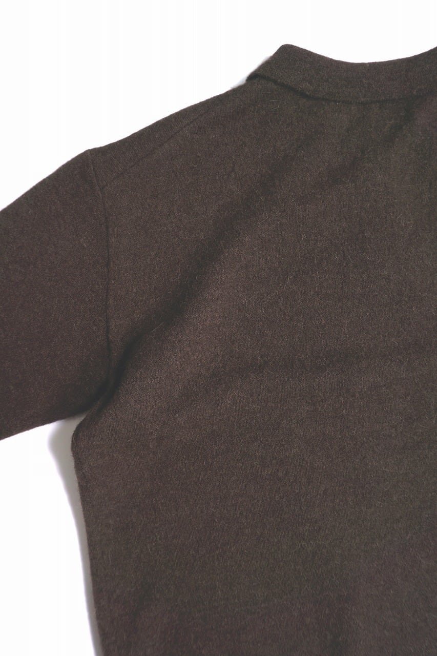 Alpaca Wool Smooth Knitted Polo