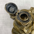 バラのインク壺　真鍮製　インクスタンド　ペントレイ　 19ota20