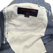 【LOUIS VUITTON】ルイ・ヴィトン "LV Logo Embroidered Chambray" デニムパンツ