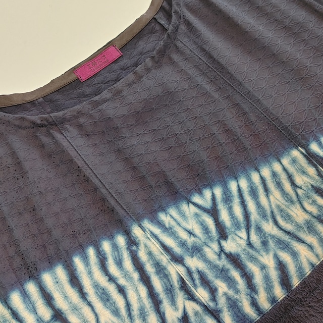 阿波藍 本藍染めワンピース 工房たけ 徳島