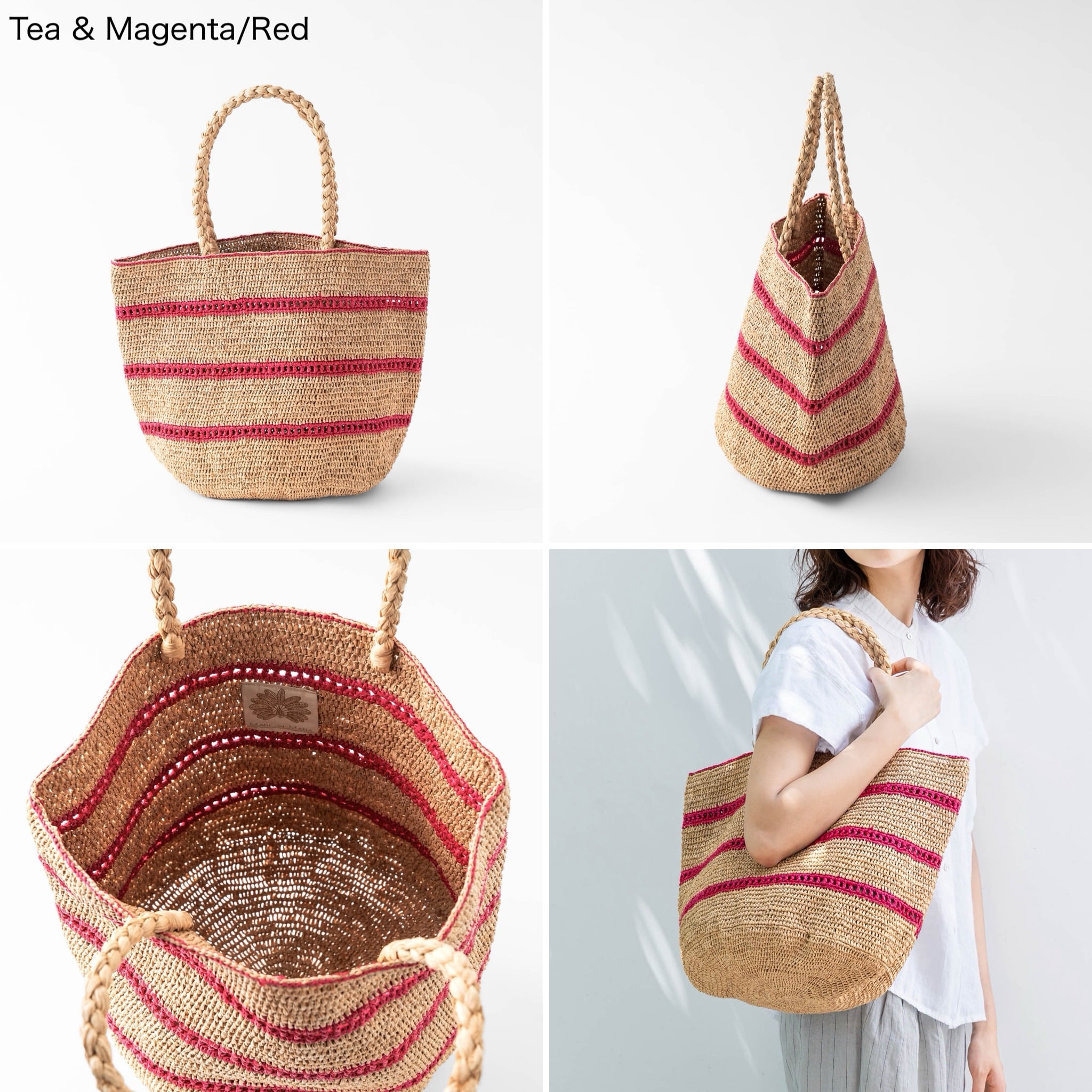 MADE IN MADA / ALICE MM 3 LACE ラフィアバッグ | Zakka so-la