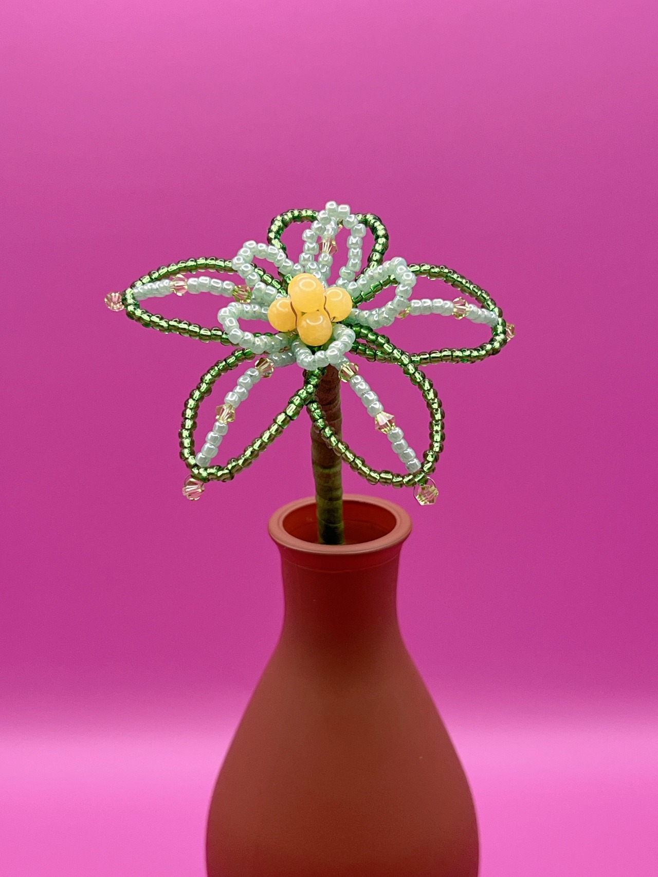 [Beads Flower]Star Flower-Green | modit flower