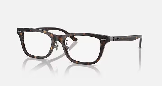 【Ray-Ban】スクエアセルフレーム　デミブラウン