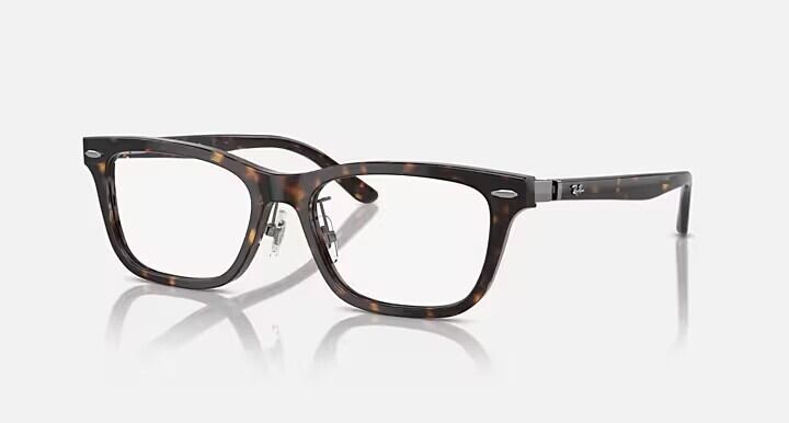 【Ray-Ban】スクエアセルフレーム デミブラウン