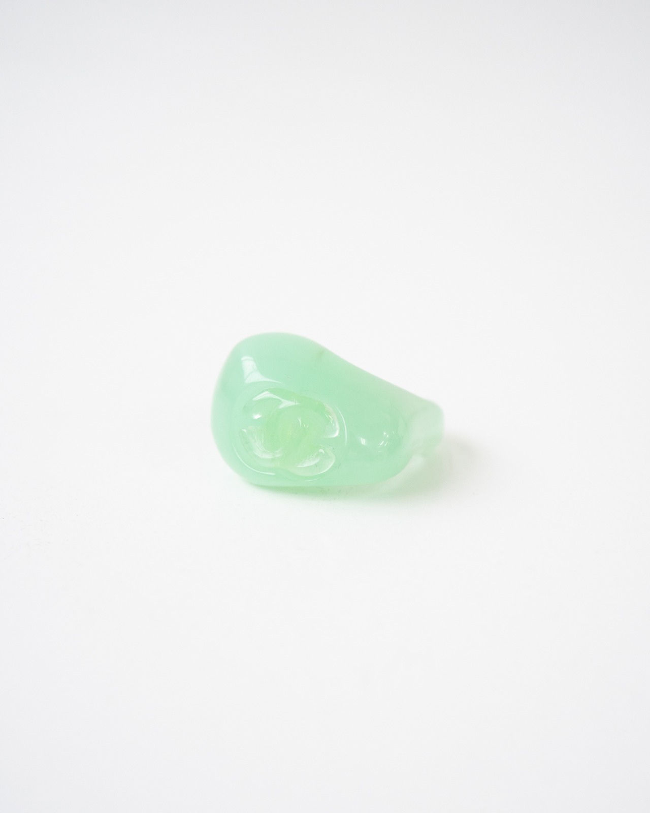 〈CHANEL〉CC Mark Clear Ring 2001SS