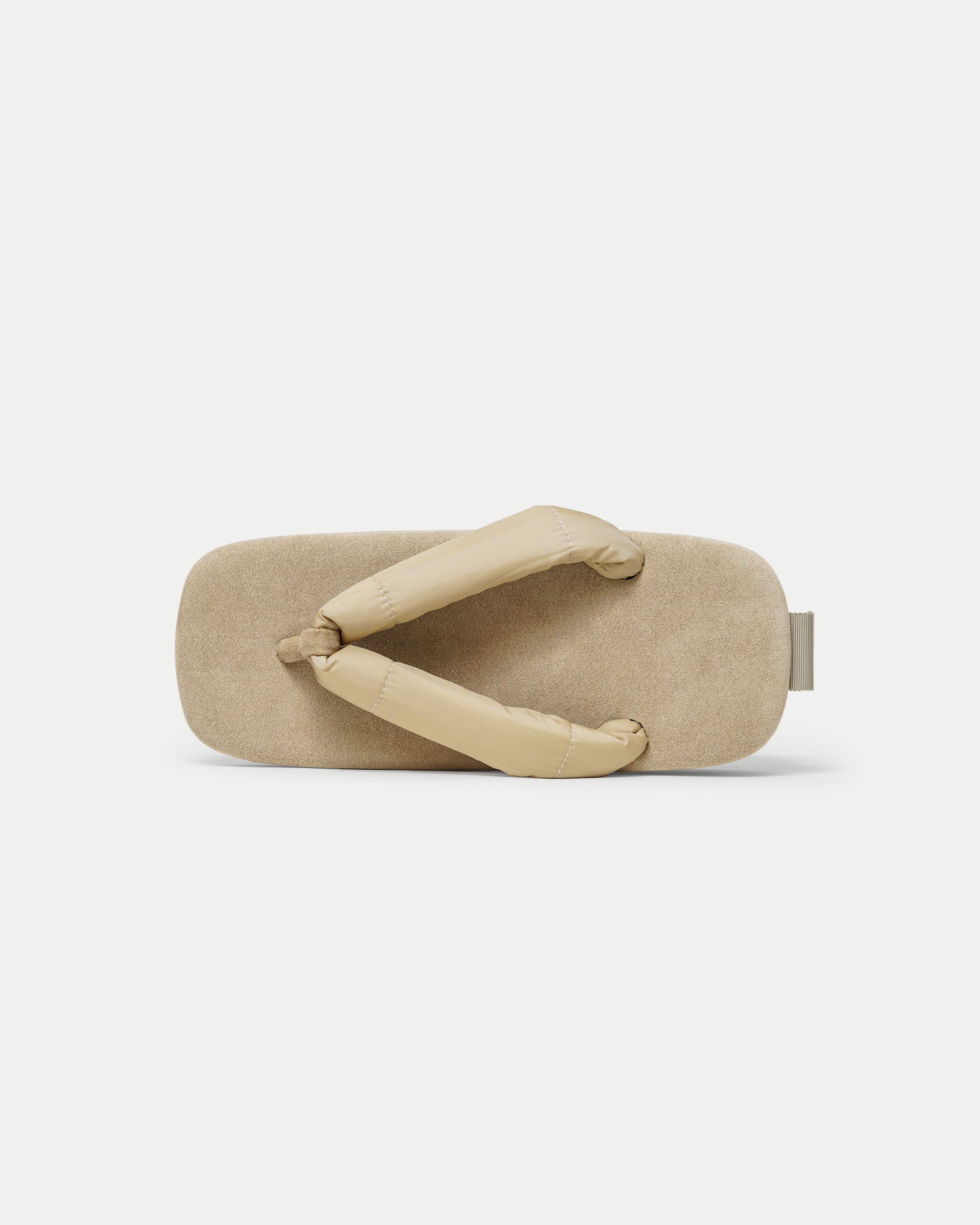 SETTA × SNEAKER “ unda ” / SUEDE PADDED TAUPE | goyemon ONLINE STORE