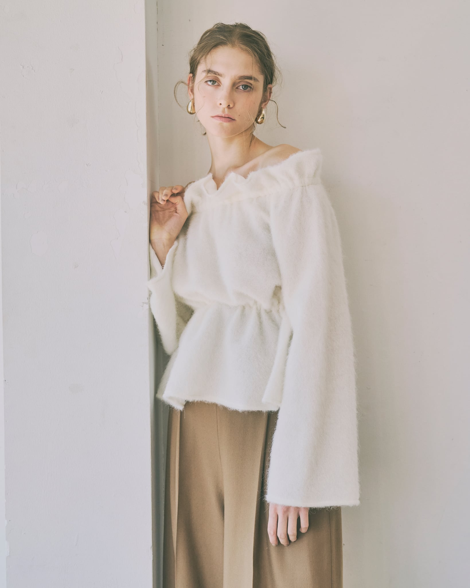 HYEON　ヘヨン　soufflé knit／ホワイト／出品最終1月16日 soufflé knit / white 1/9 21:00～ 再販 (即納) | HYEON