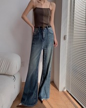 High waist flare Denim T20239