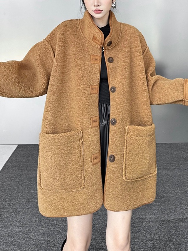 Reversible fleece cardigan 2color [T2625]