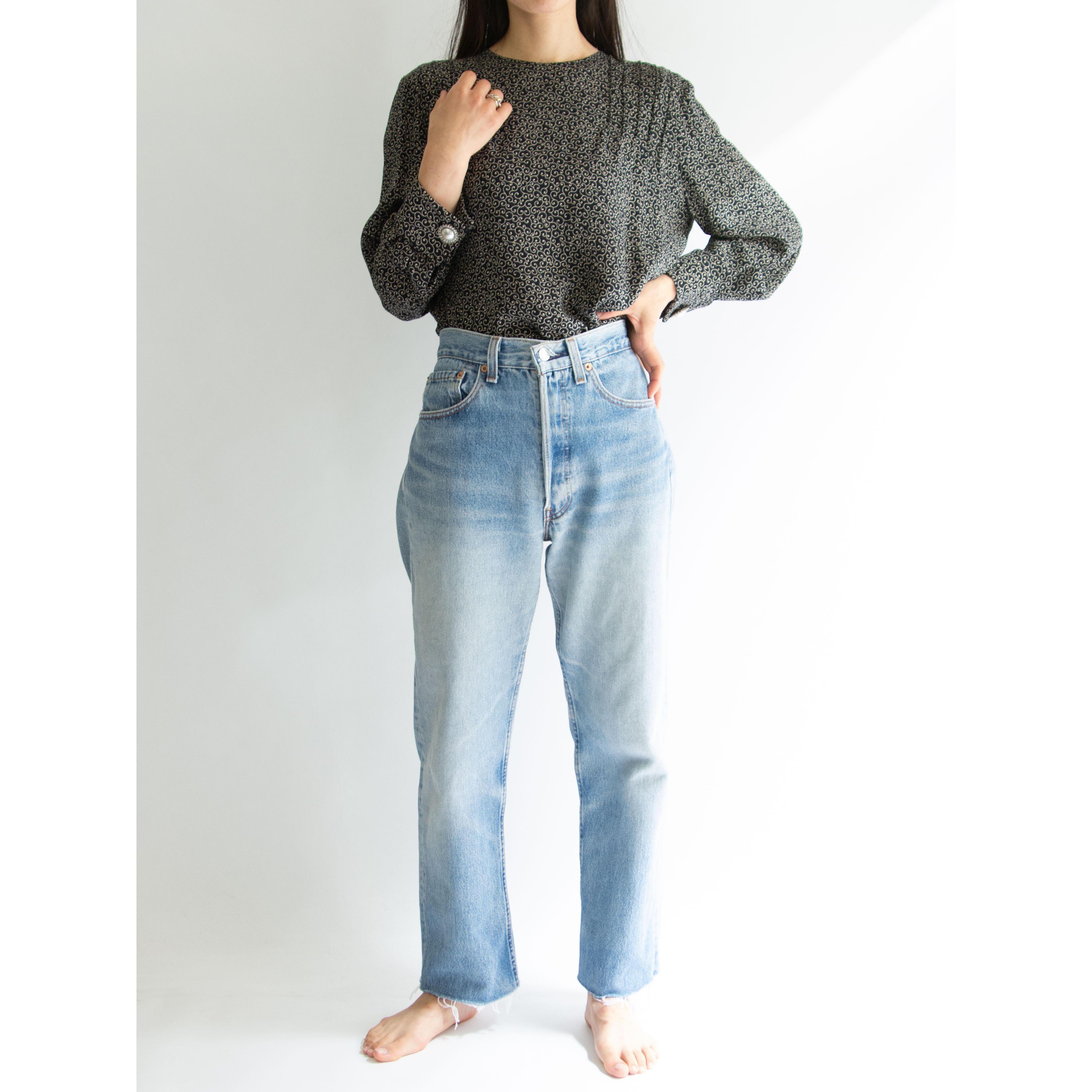 【valentino】Made in Italy 100% Silk Pullover Blouse(ヴァレンティノ イタリア製 シルクブラウス プルオーバー)