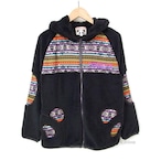 メンズ ボアパーカー pandiesta japan パンディエスタの人気ボアフリースパーカー もこもこ 暖かいフワフワ フリースzipパーカー 592561